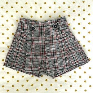 MAYORAL PLEATED PLAID GIRL SHORTS